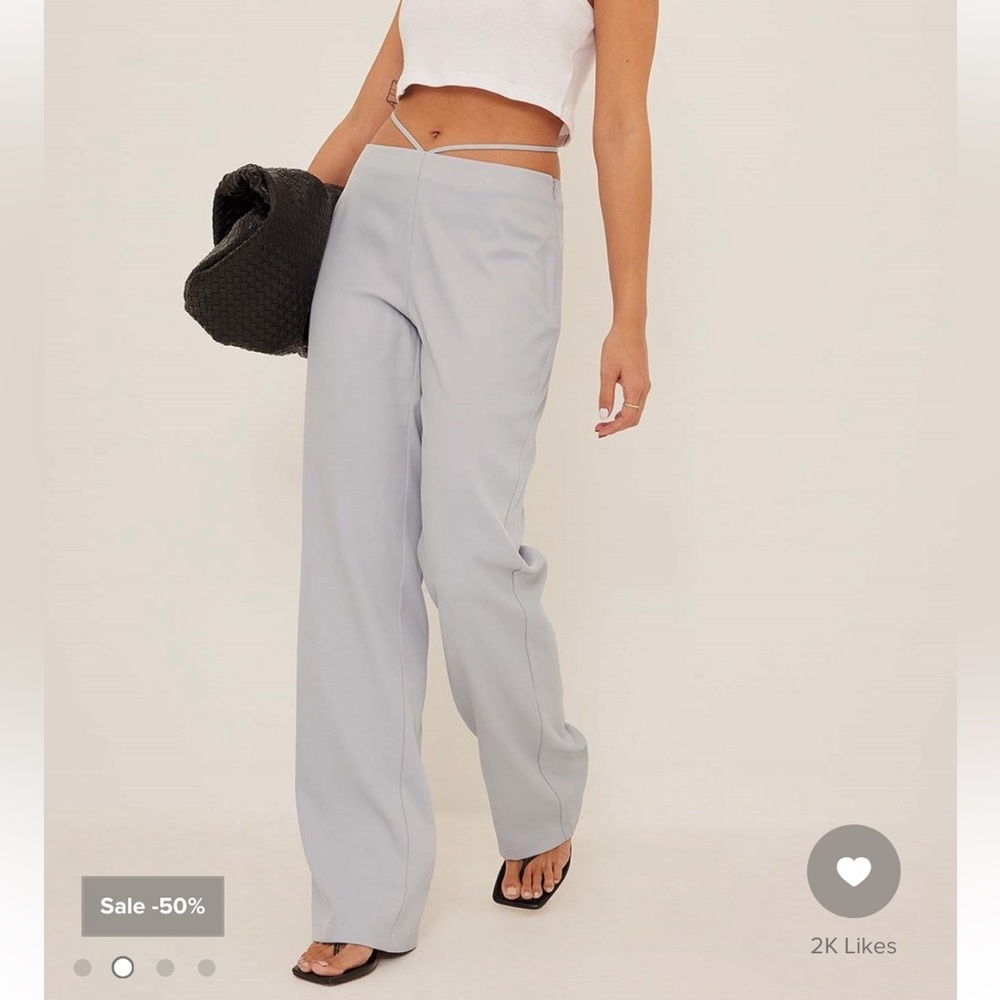 Nakd Tie Straight Leg Trousers